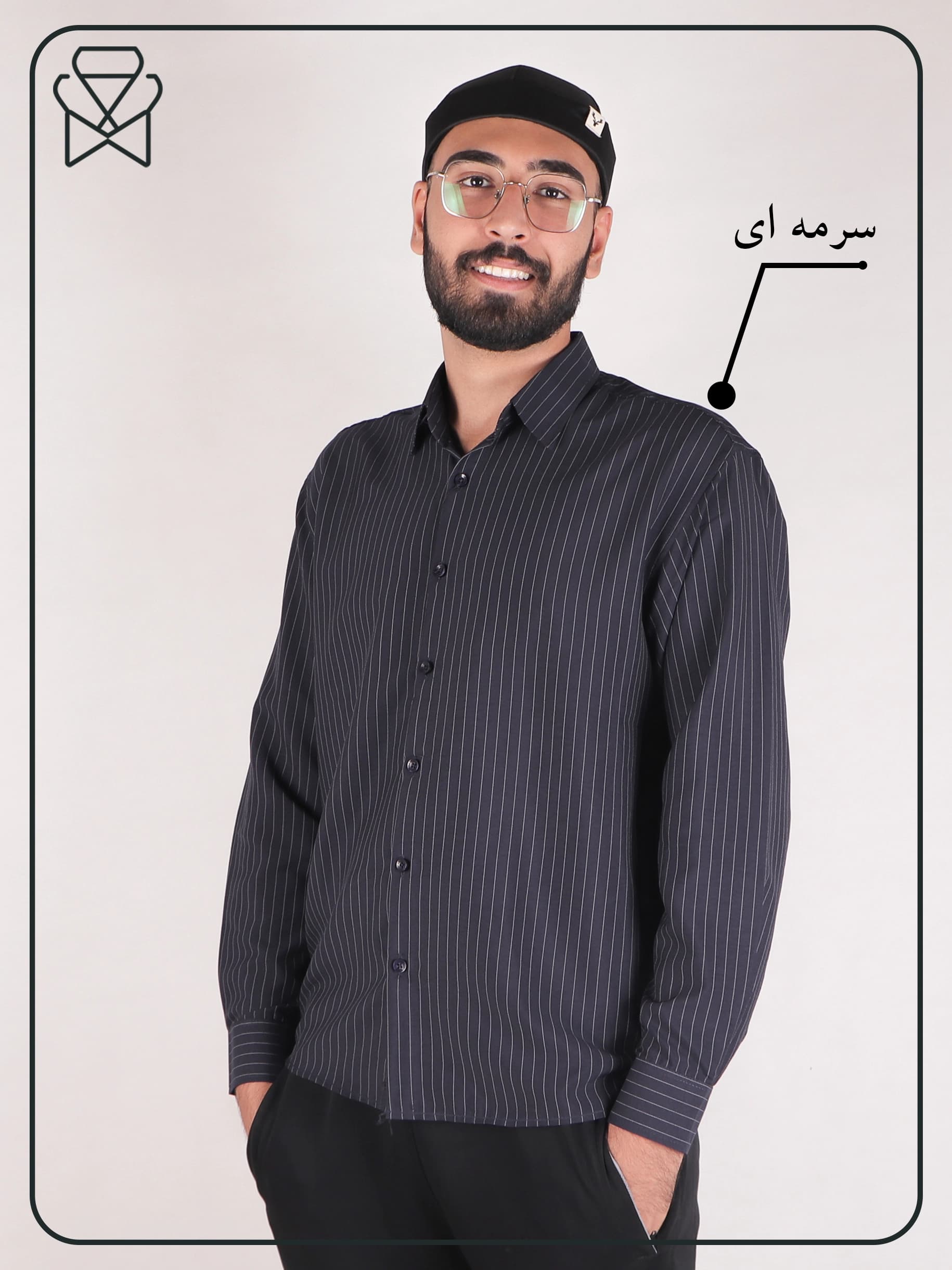 پیراهن باکسی راهدار – کد 341150 — تصویر ۵