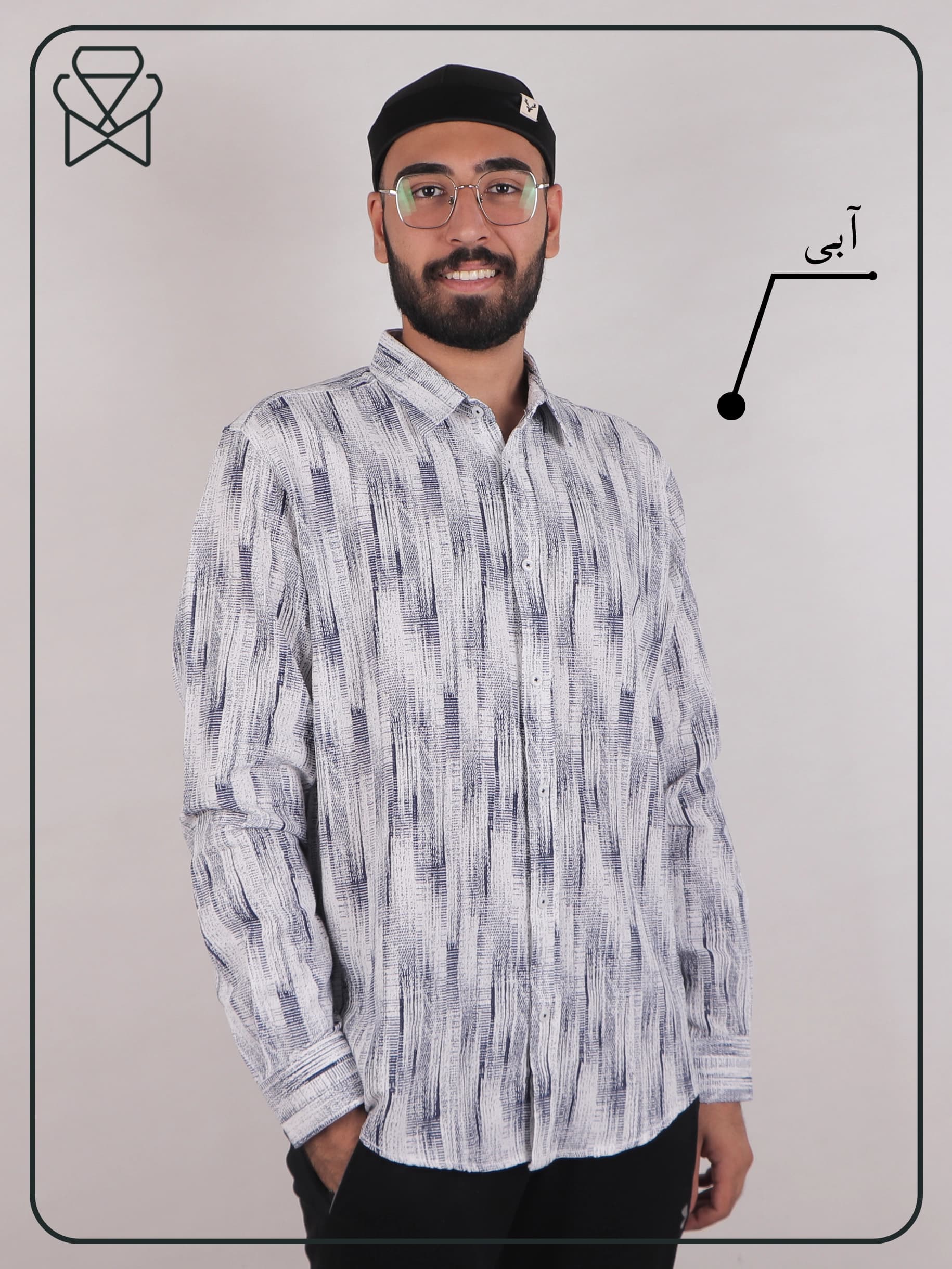 پیراهن کنفی آستین بلند کد 37920 — تصویر ۶