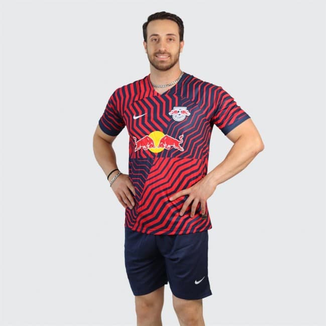 ست مردانه تیشرت و شلوارک وارداتی تیم RB Leipzig تکی — تصویر ۶