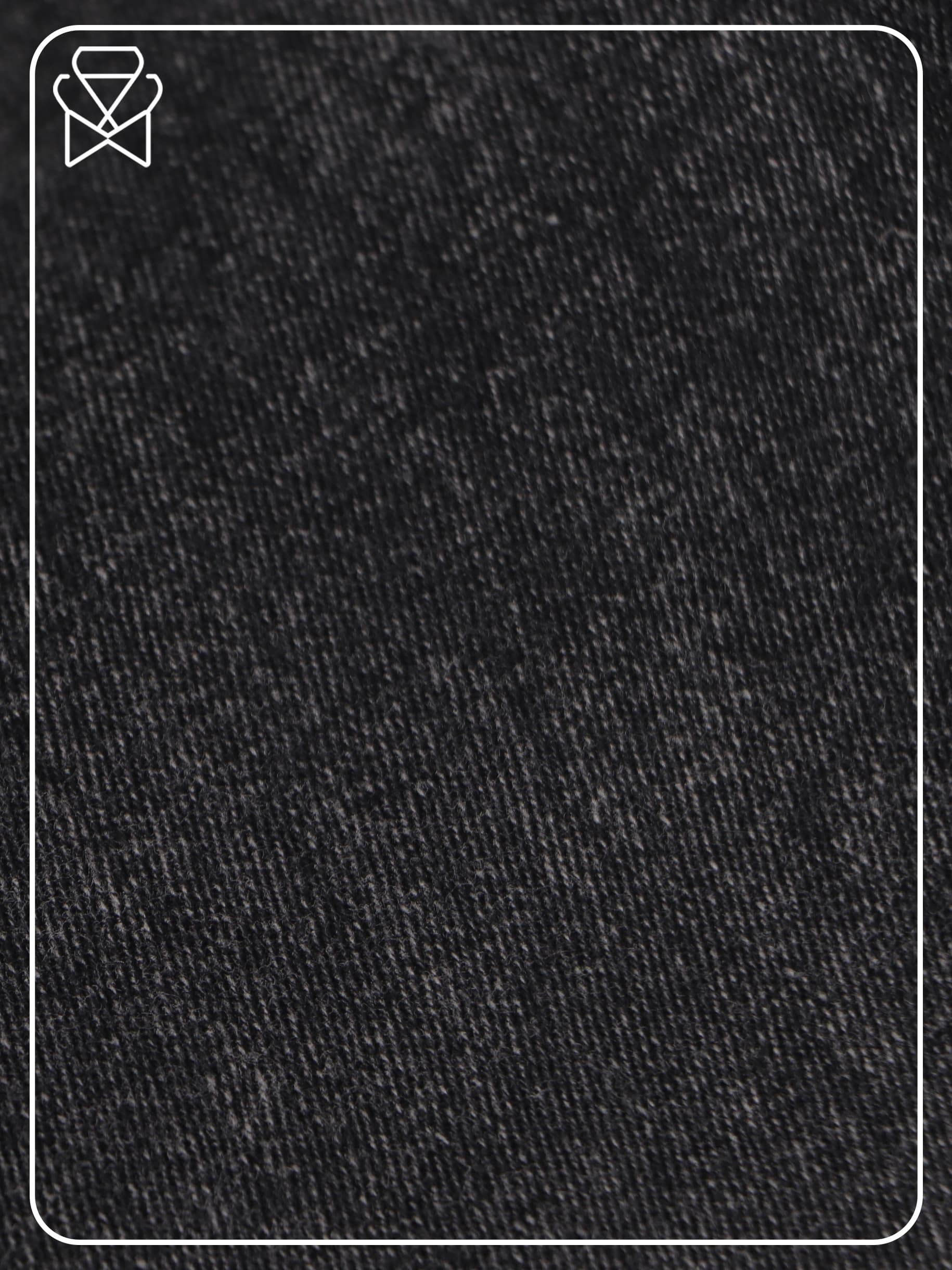 شلوار لی راسته BM (ذغالی ابر و بادی) کد 151900 — تصویر ۶