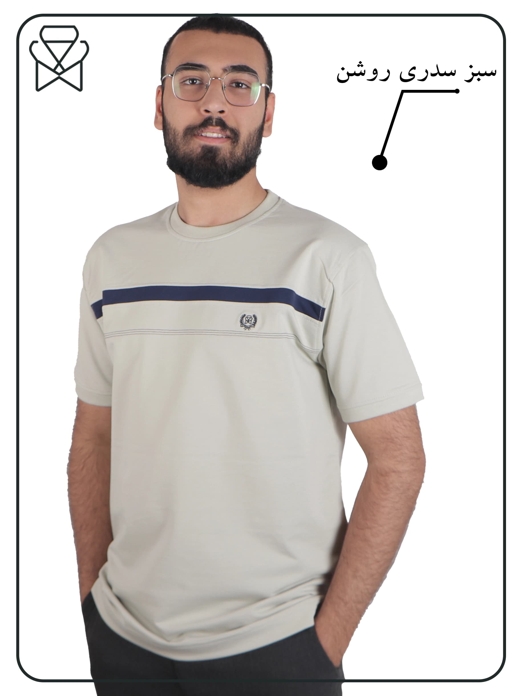 تیشرت یقه گرد کد 1018