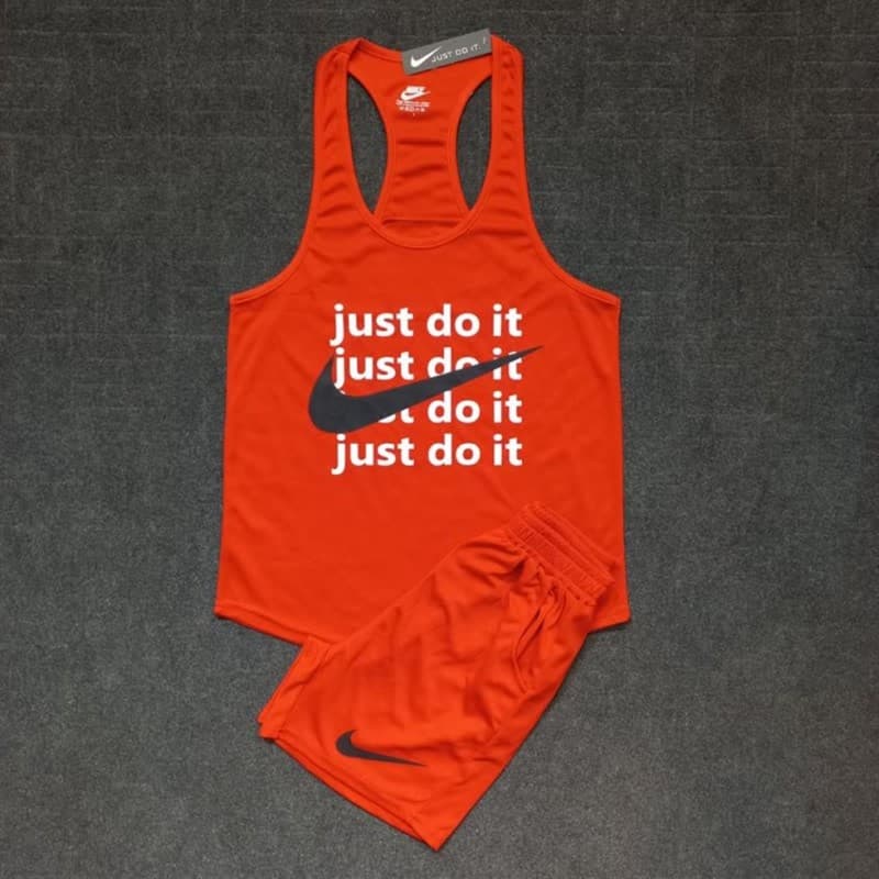 ست مردانه تاپ قهرمانی و شلوارک just do it — تصویر ۳