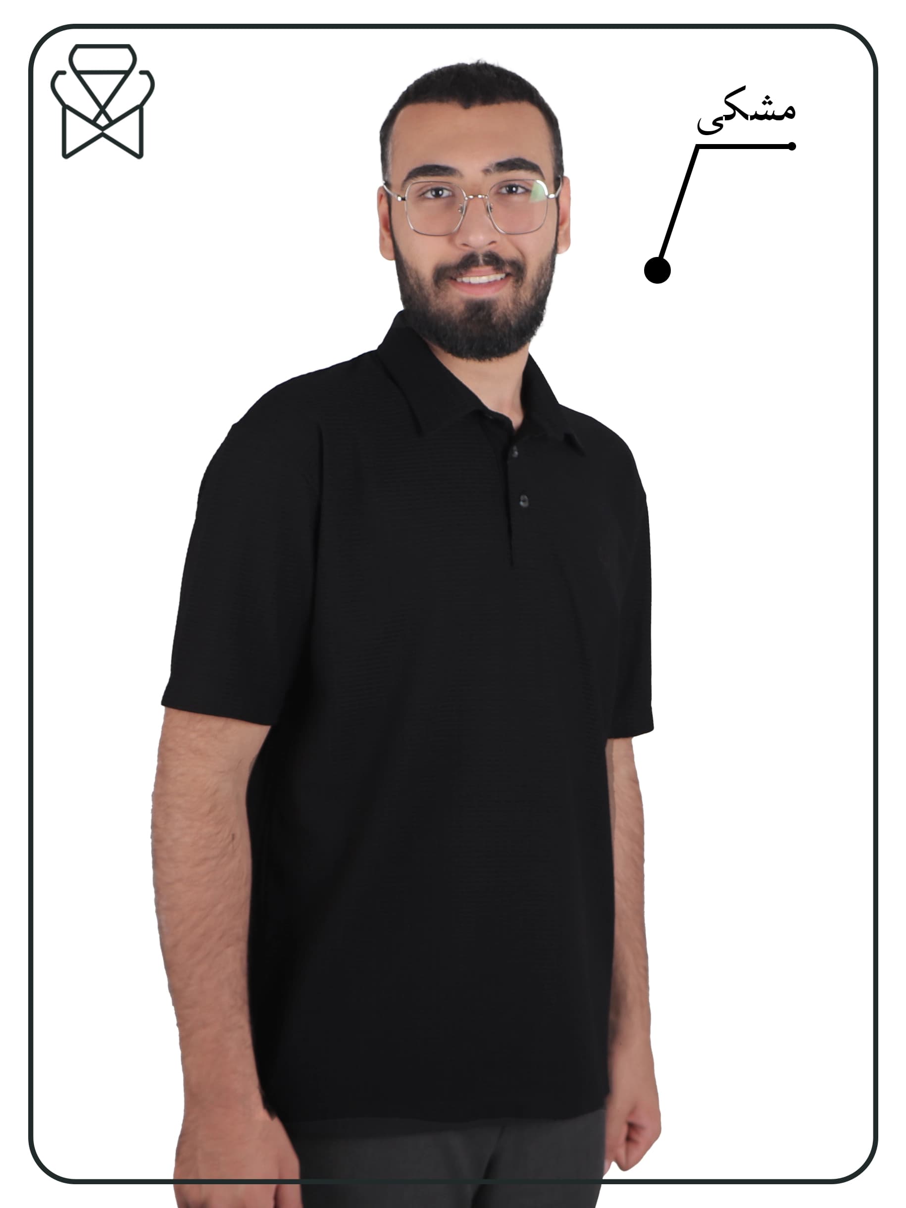 تیشرت یقه دار مراکشی – کد 1019 — تصویر ۷