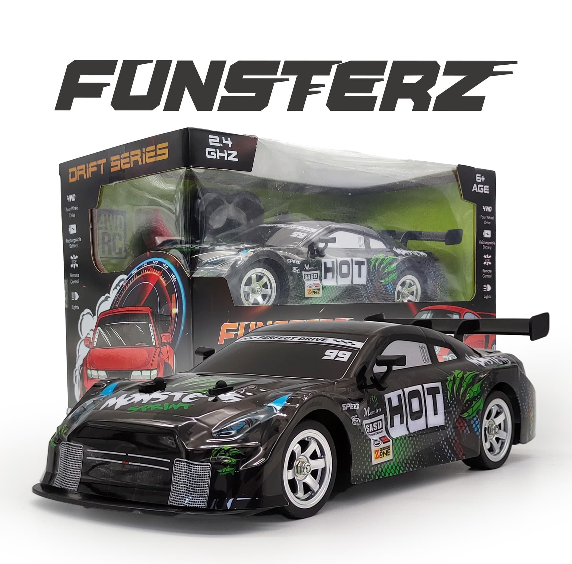 ماشین کنترلی دریفت Funsterz Drift Series 1:16