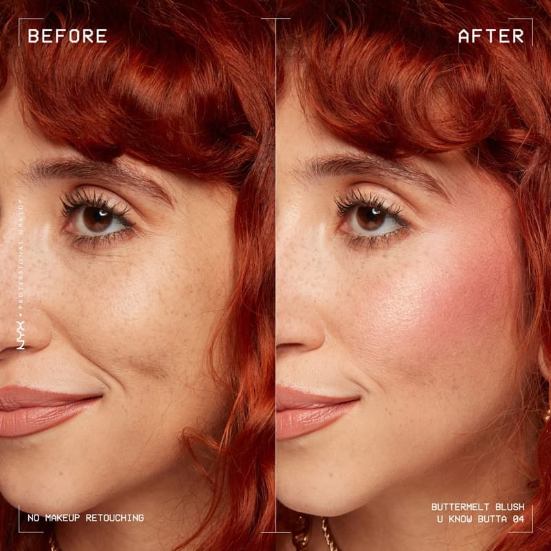 رژگونه پودری نیکس NYX مدل Buttermelt کد 04 (رنگ u know butta) — تصویر ۳