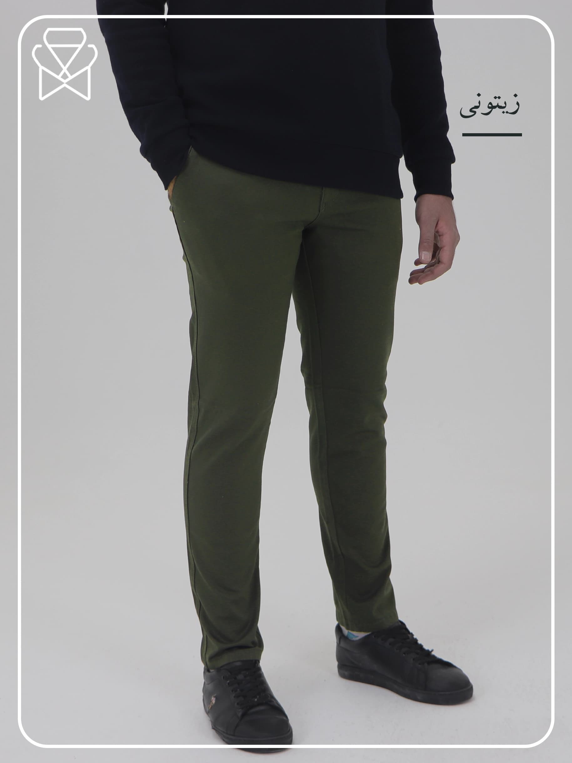 شلوار کتان راسته – کد 70401 — تصویر ۲