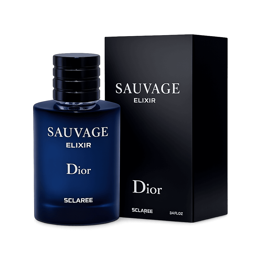 ادوپرفیوم مردانه اسکلاره Sclaree مدل دیور ساواج الکسیر Dior Sauvage Elixir حجم 30میلی لیتر