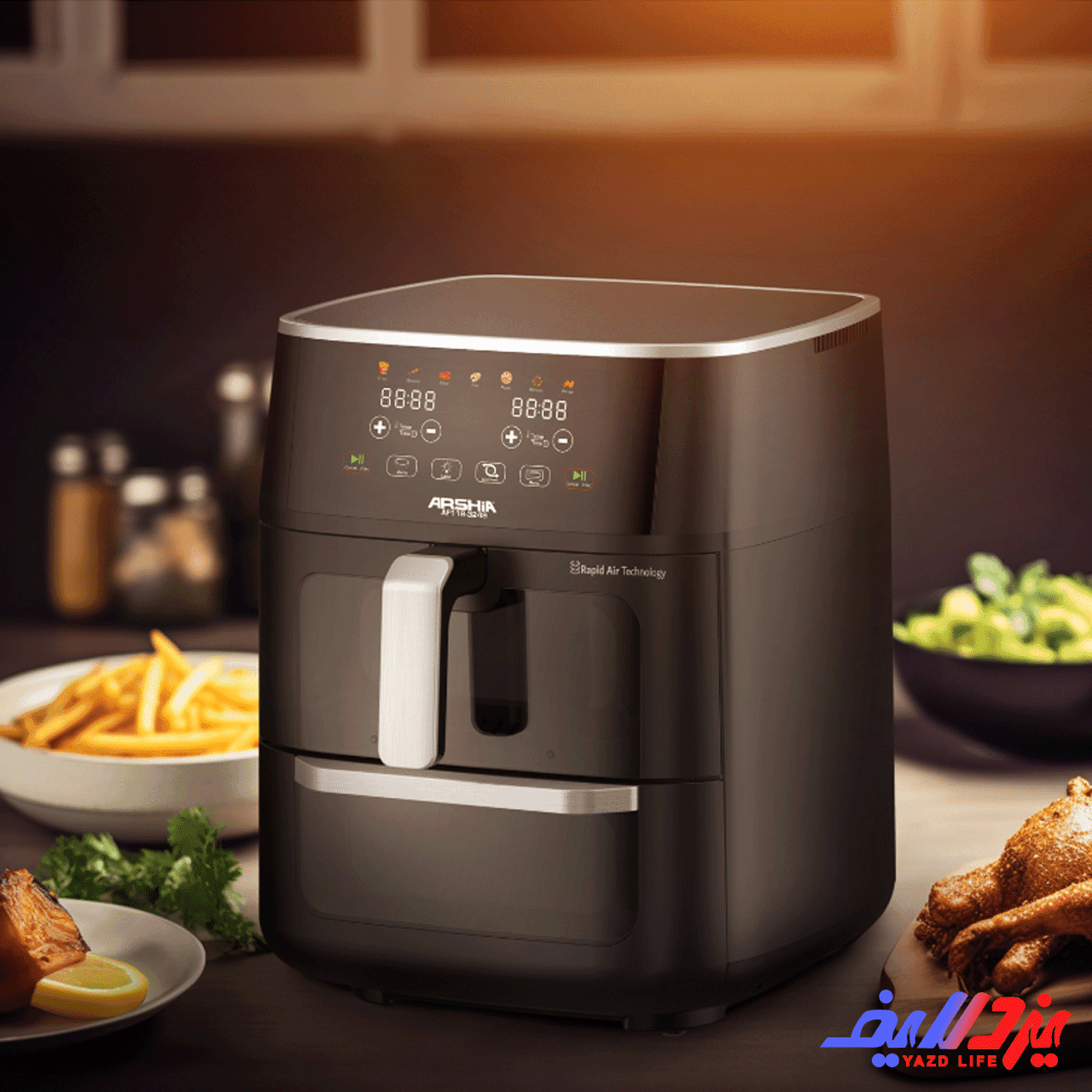 سرخکن دو طبقه عرشیا مدل AF118-3249 — تصویر ۵