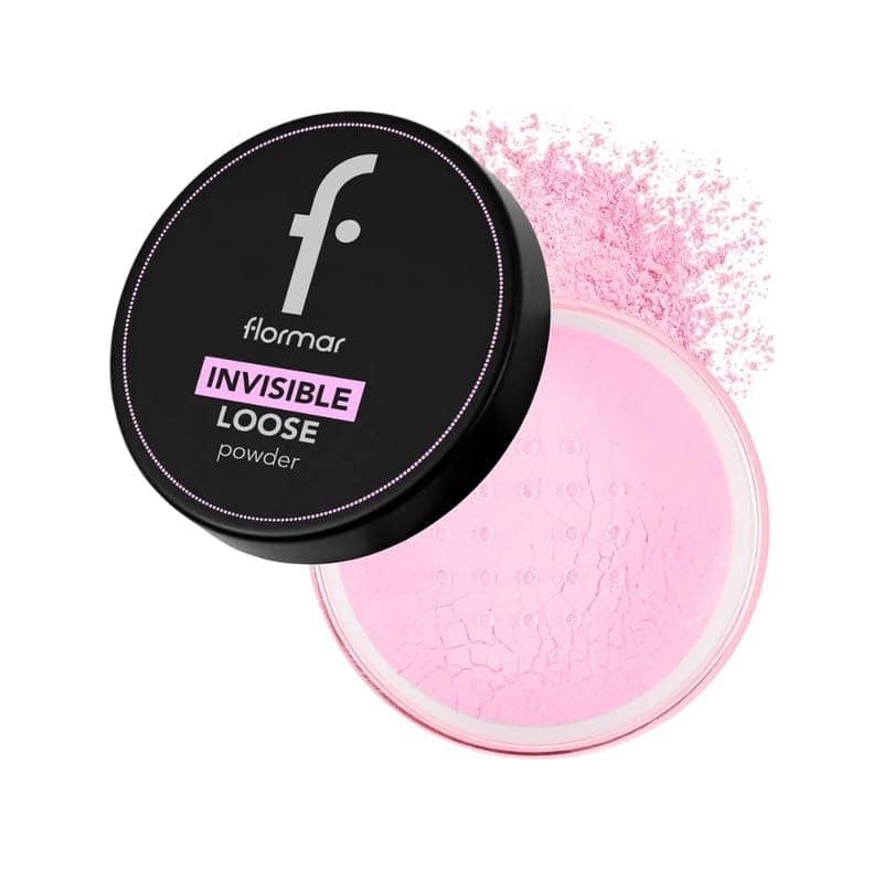پودر فیکس فلورمار مدل Invisible Loose Powder رنگ Lilac Pop — تصویر ۲