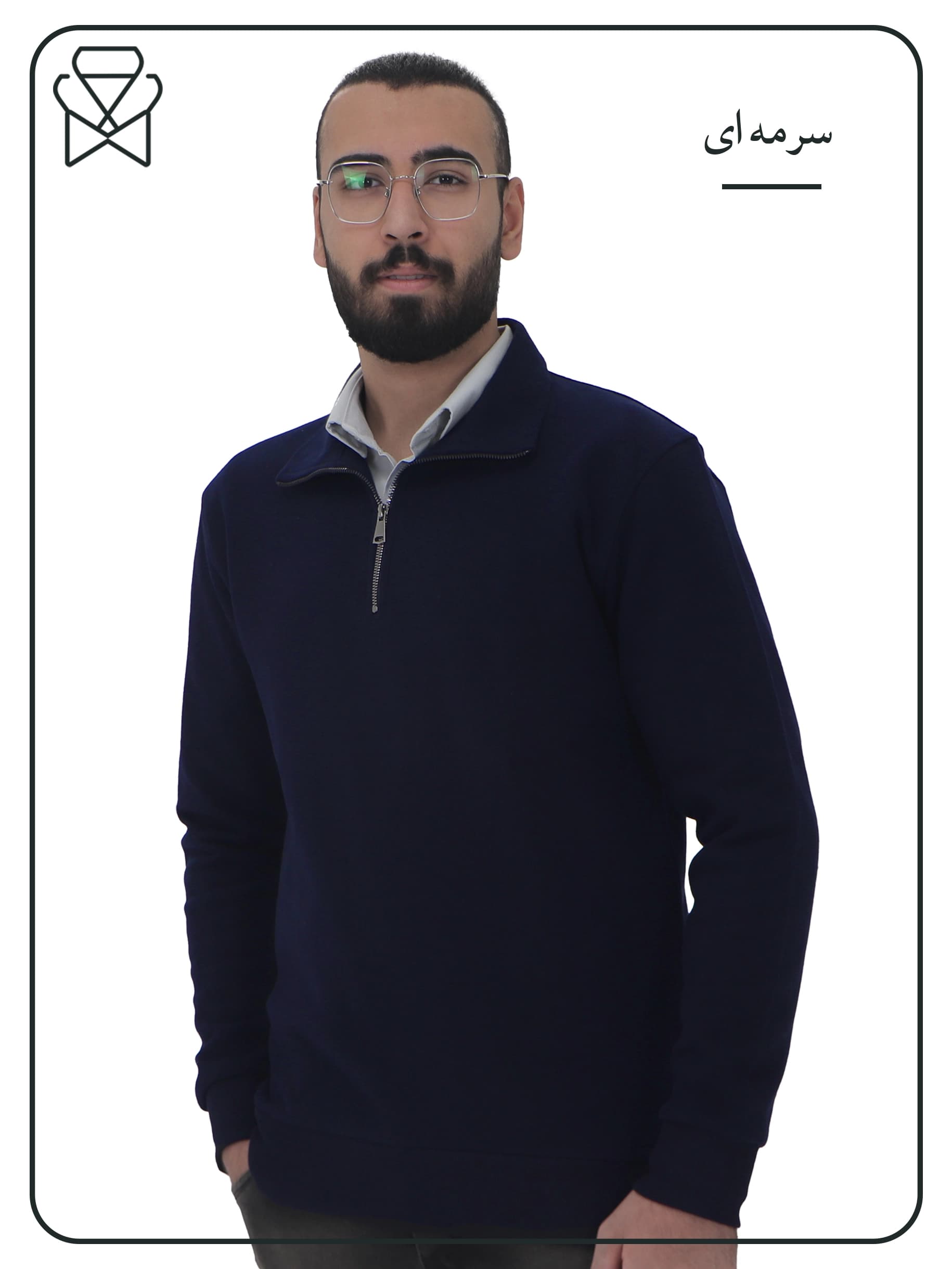 بلوز نیم زیپ سلانیک کد 950143 — تصویر ۵