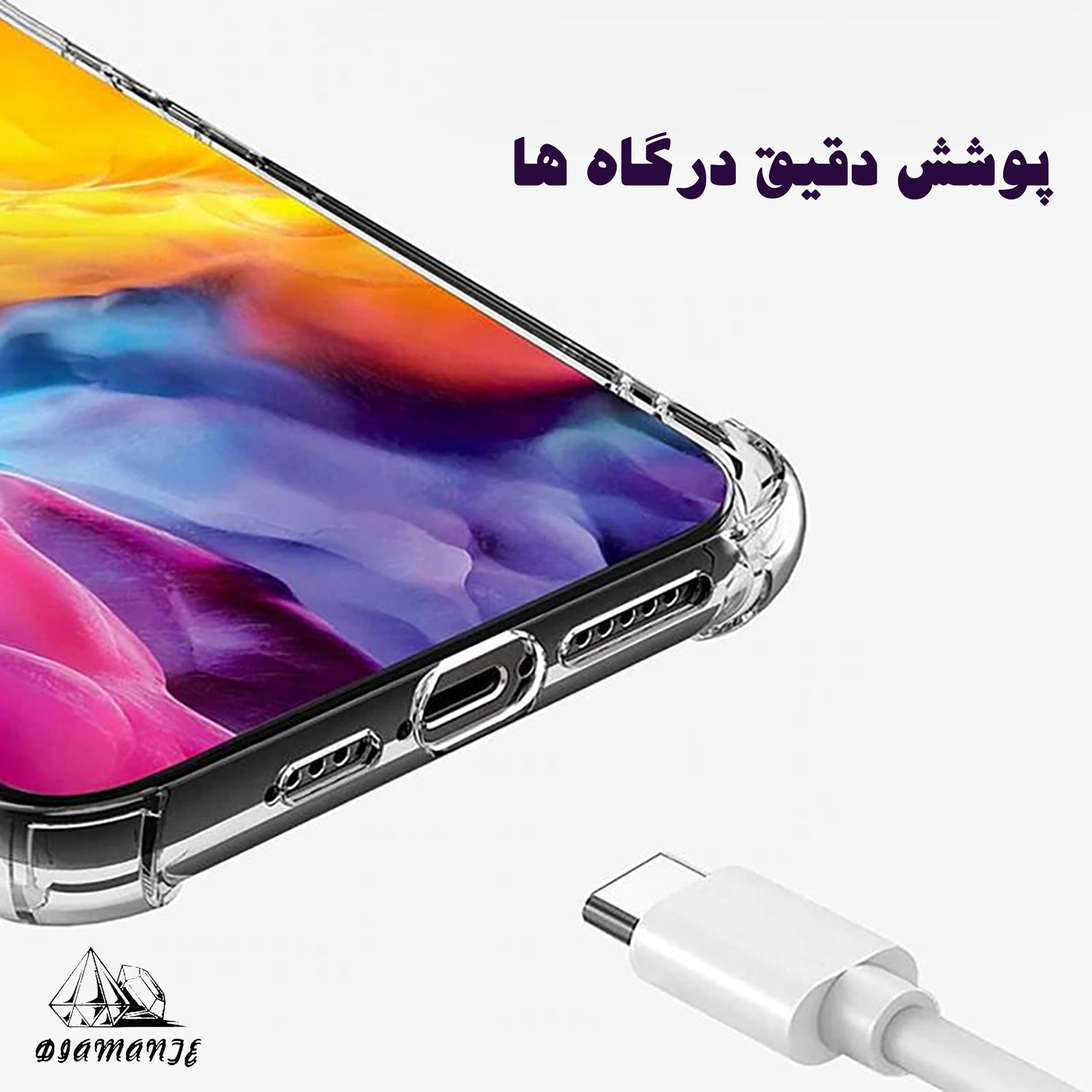 کاور ژله ای مدل ساده مناسب برای گوشی موبایل شیائومی Redmi 10 — تصویر ۴