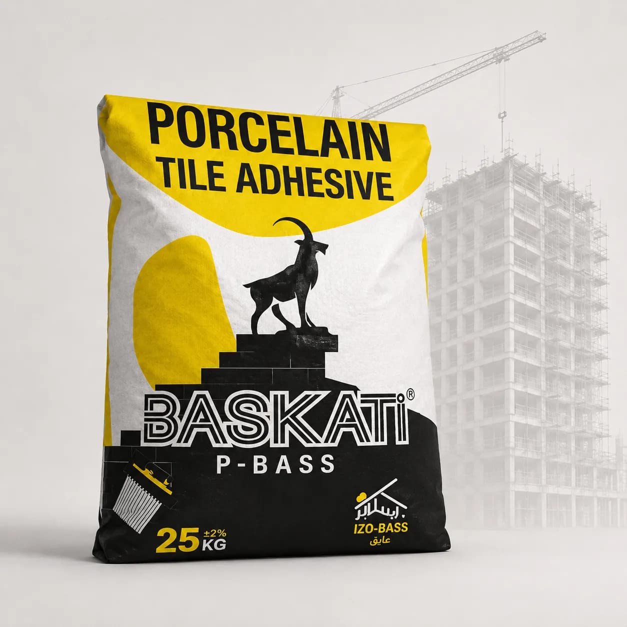 چسب پودری پرسلان P-BASS