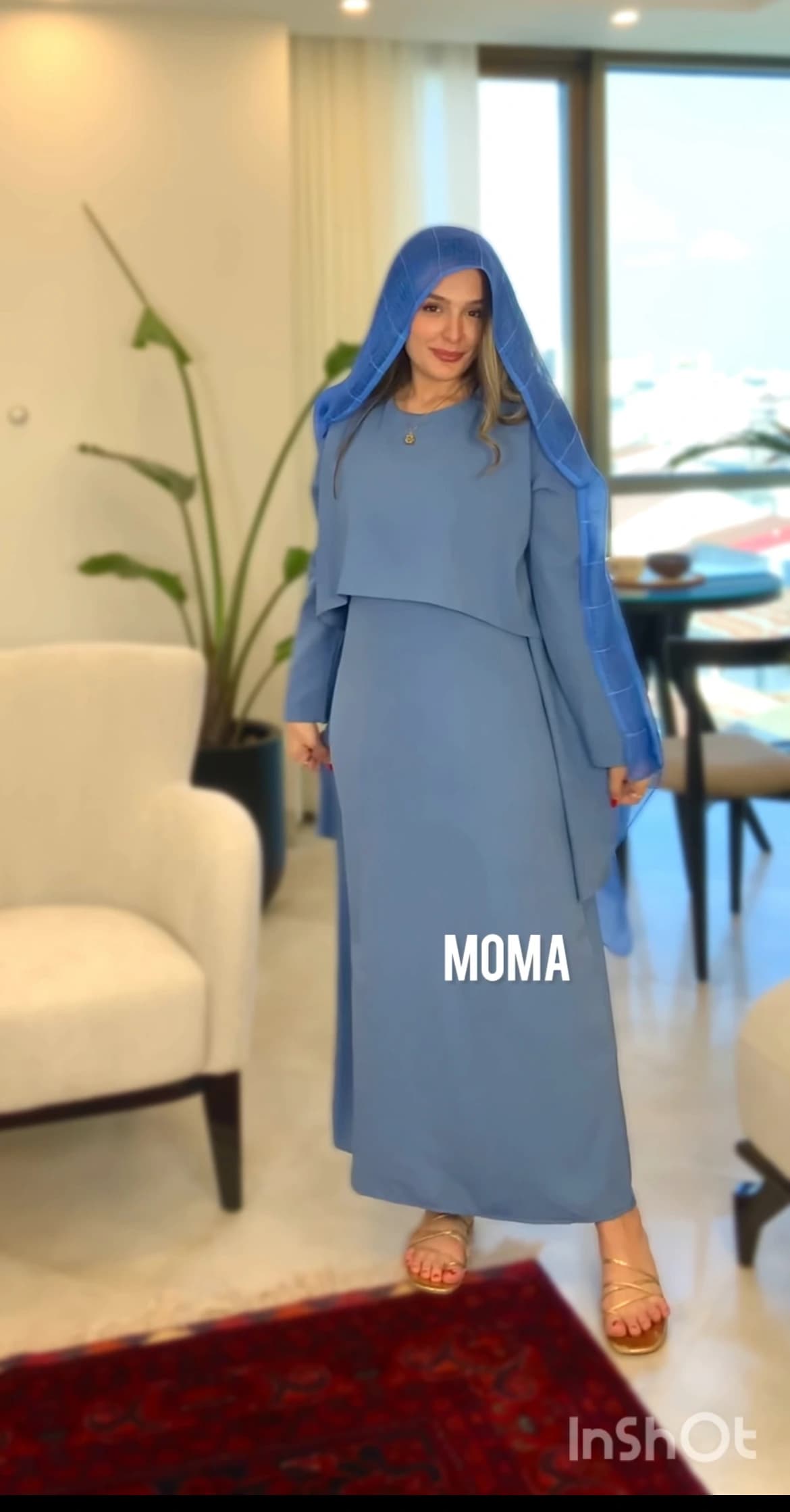 پیراهن عربی شنلی