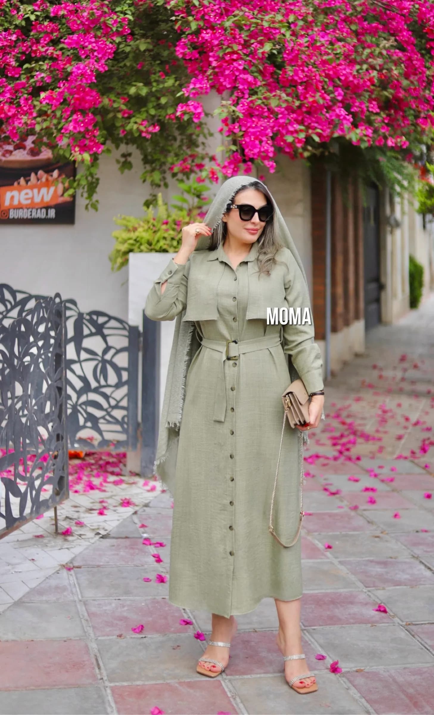 پیراهن عربی مدل ترنچی