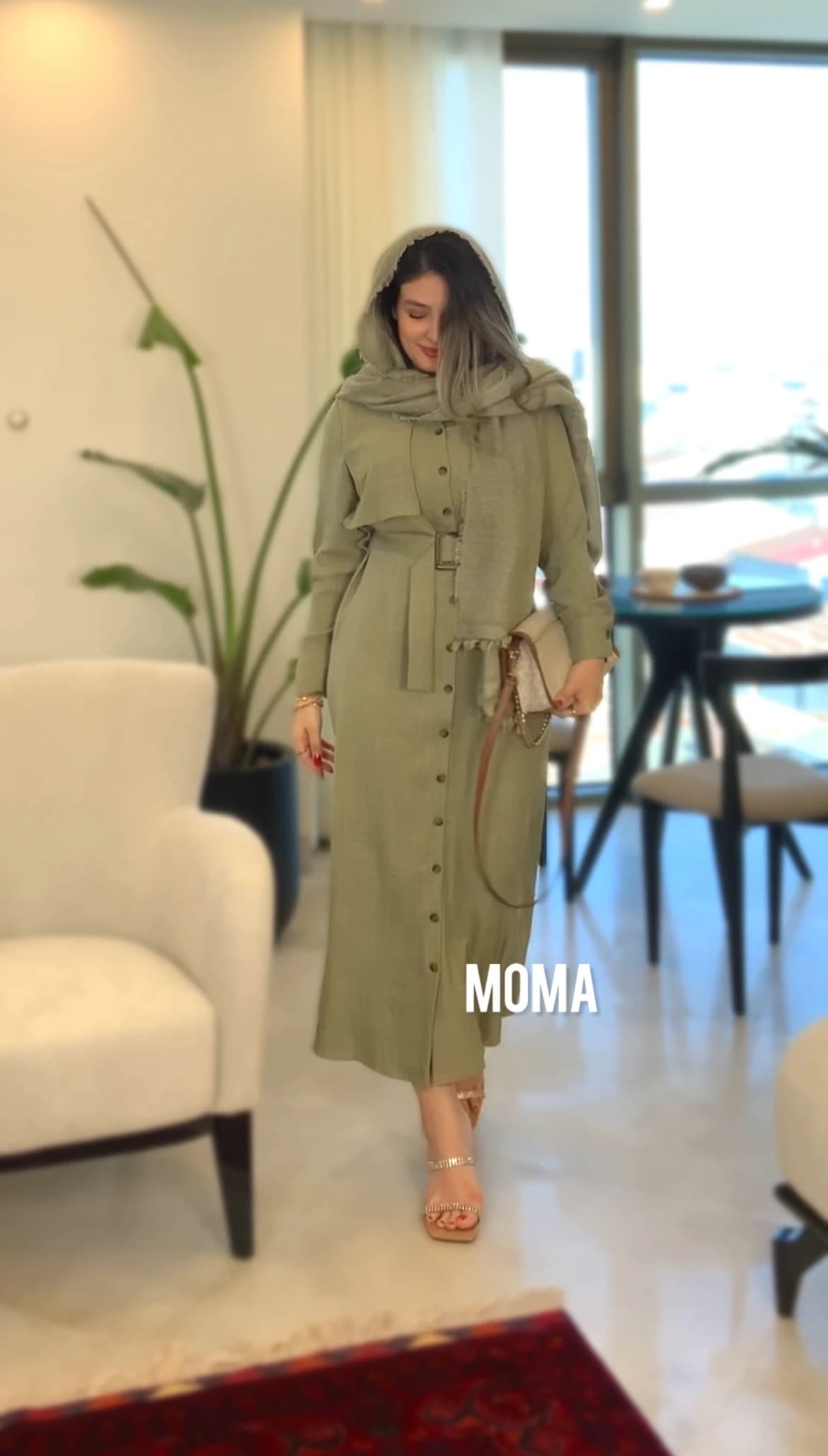 پیراهن عربی مدل ترنچی — تصویر ۳