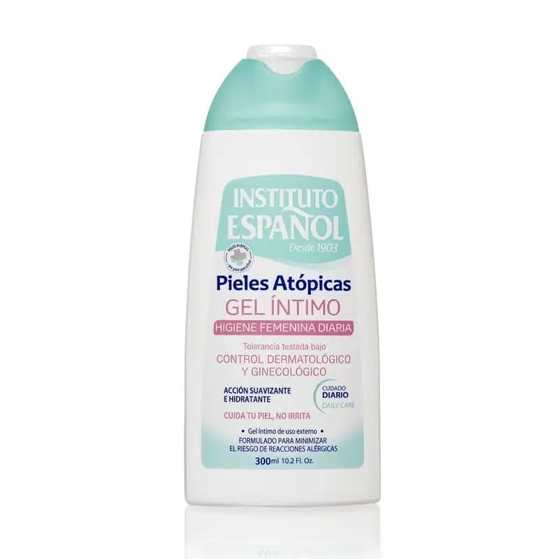 ژل بهداشتی پوست حساس بانوان اسپانول Instituto Espanol مدل Pieles Atopicas (300 میل)