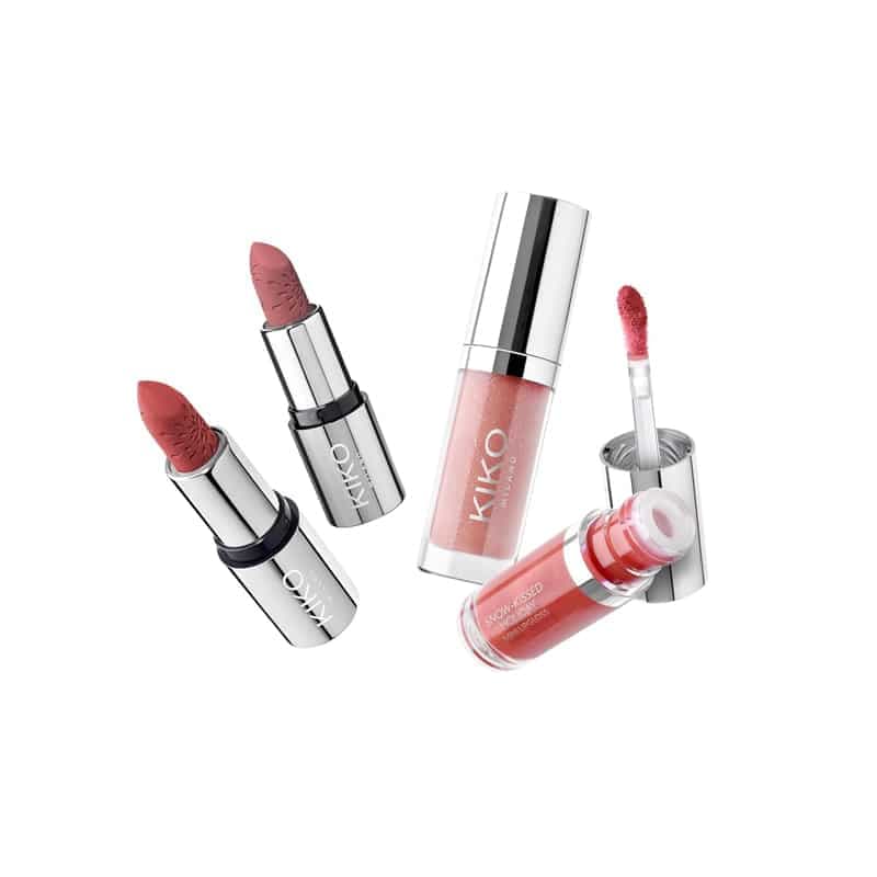 ست هدیه آرایش لب کیکو Kiko Milano مدل Snow-Kissed Holiday Never Without You Mini Lips Gift Set — تصویر ۲