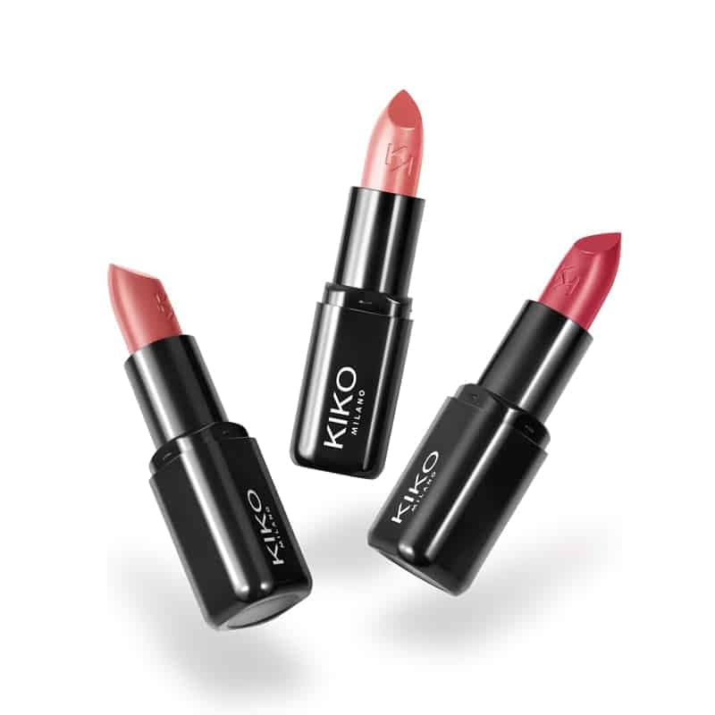 ست 3 عددی رژلب جامد براق کیکو Kiko Milano مدل Smart Fusion Lip Set کد 03 — تصویر ۵