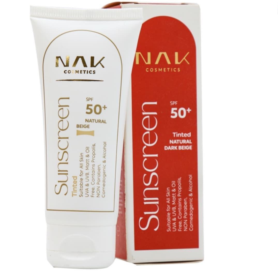 کرم ضد آفتاب مات SPF50 ناک مناسب انواع پوست 40 میلی لیتر Nak S — تصویر ۲