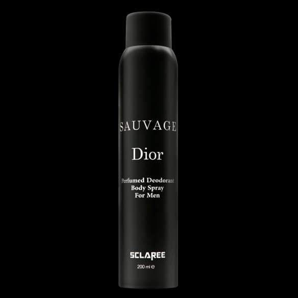 اسپری بدن مردانه اسکلاره مدل Sauvage Dior حجم 200 میلی‌لیتر
