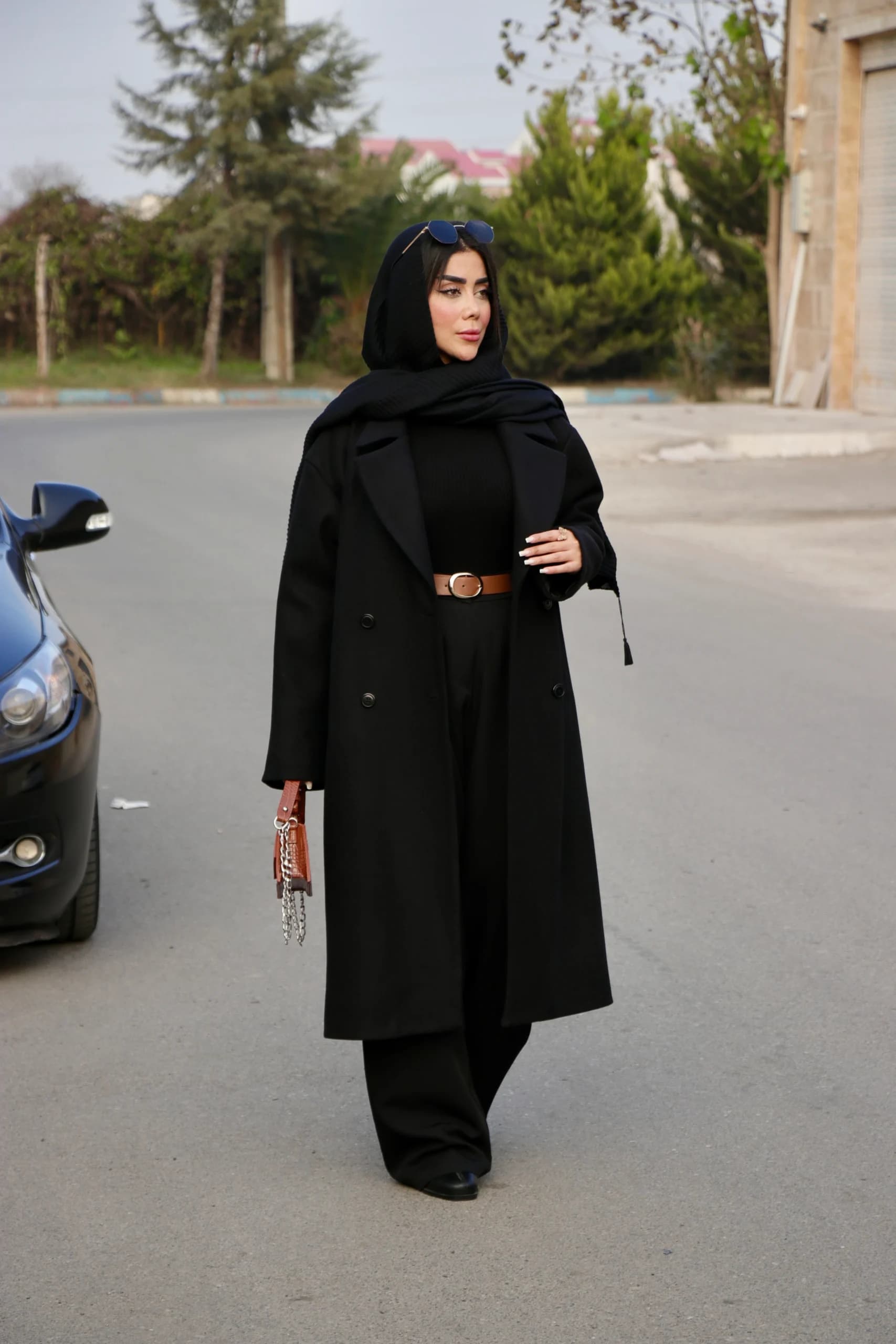 پالتو فوتر سبز مدل بلا — تصویر ۸