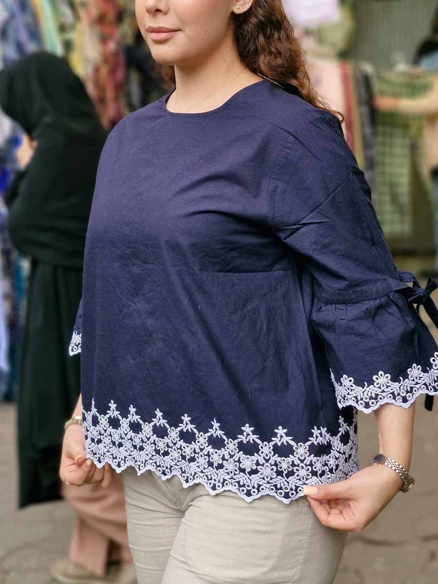 شومیز سزمه ای خامه دوزی — تصویر ۲