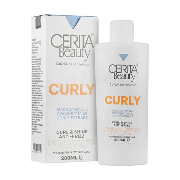 شامپو موی فر سریتا مدل Curly حجم 200 میل