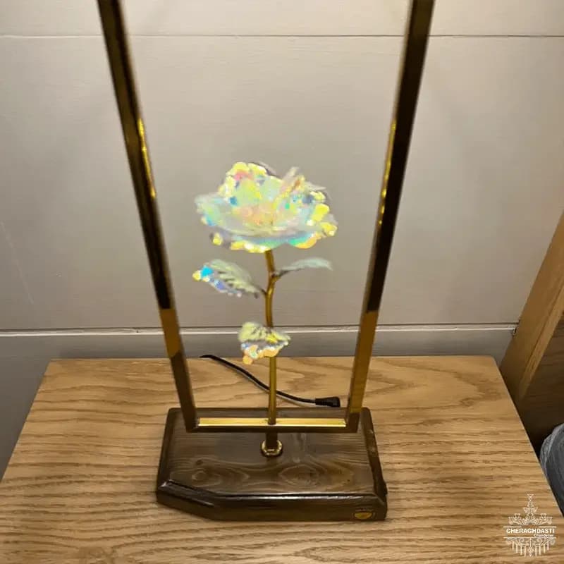 آباژور مدرن رومیزی گلاریس کد L1019 — تصویر ۲
