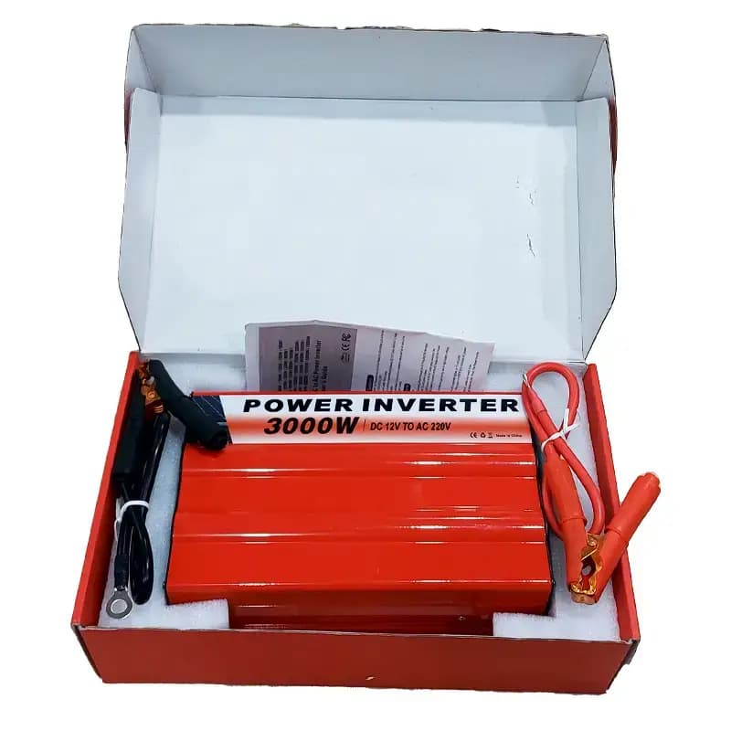 مبدل برق خودرو 3000 وات 12V-TO-220V — تصویر ۲