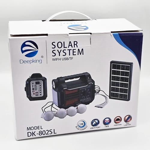 سیستم روشنایی و رادیو اسپیکر دیپ کینگ مدل DK-802SL — تصویر ۳