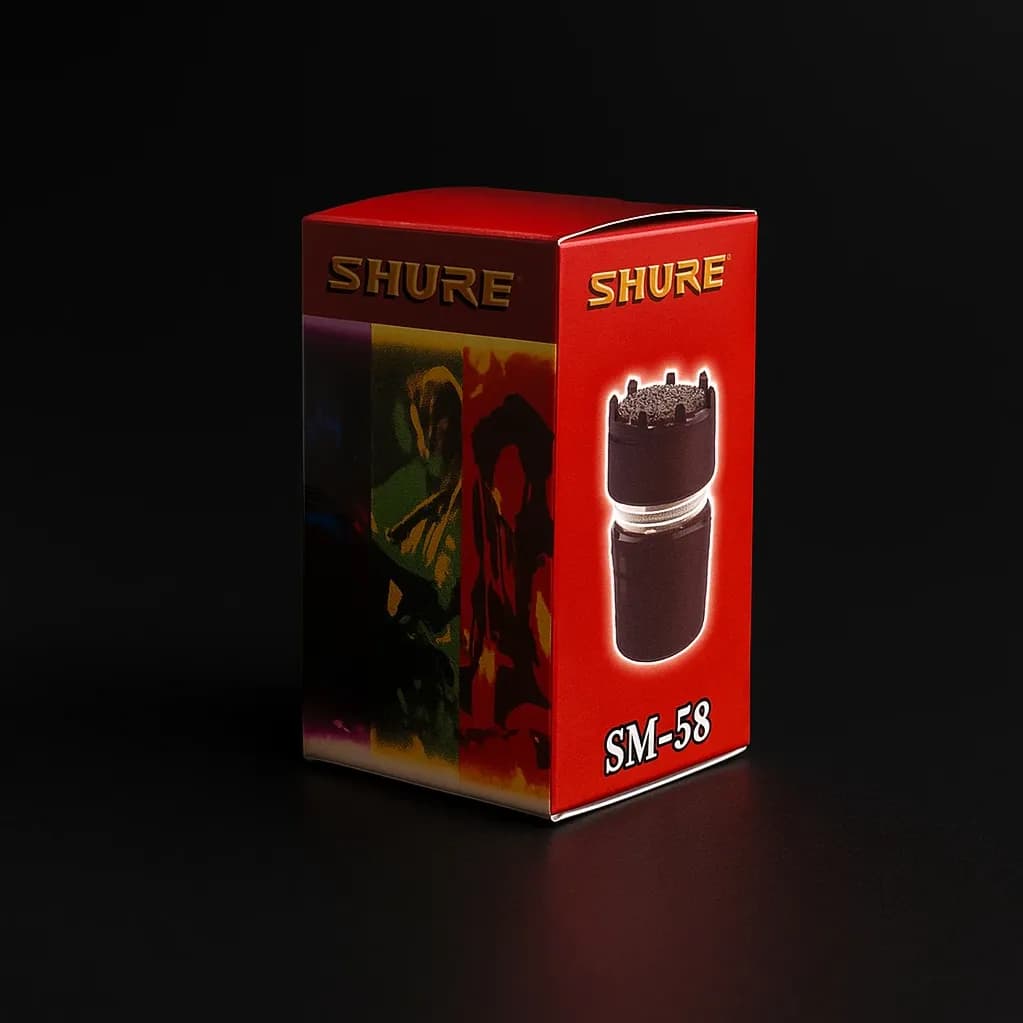 کپسول میکروفن شور مدل SM-58 جعبه قرمز