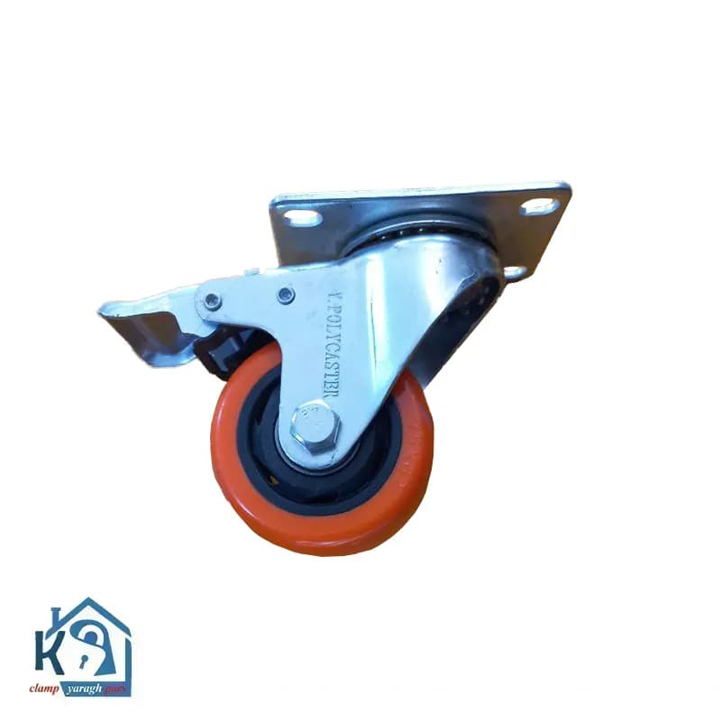چرخ هارد کیس ترمزدار قطر ۷‌.۵ سانتیمتر