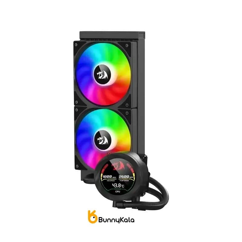 خنککننده پردازنده آبی ردراگون مدل CCW-1019 RGB — تصویر ۵