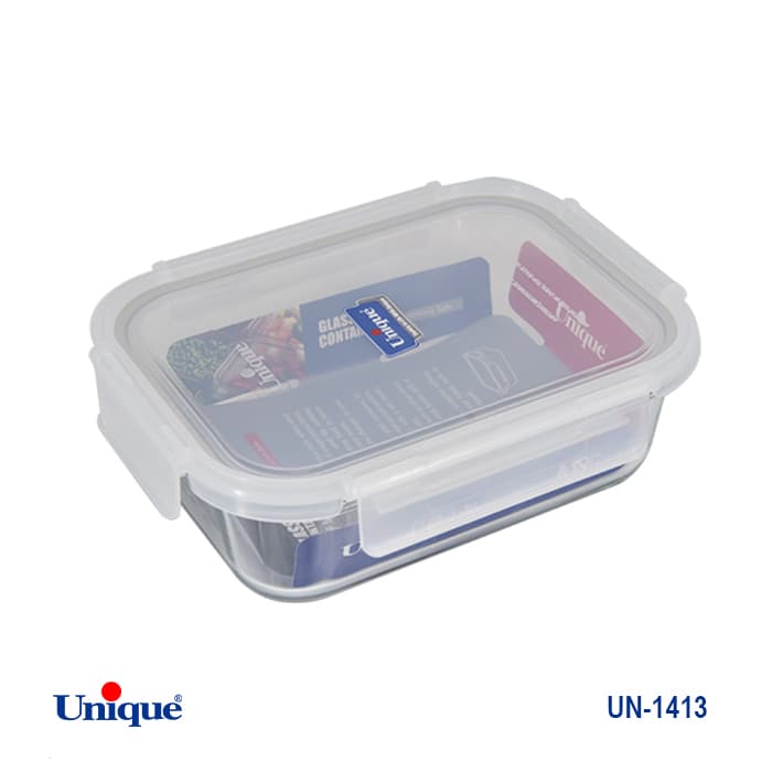 ظرف غذا مستطیل سایز متوسط UNIQUE UN-1413