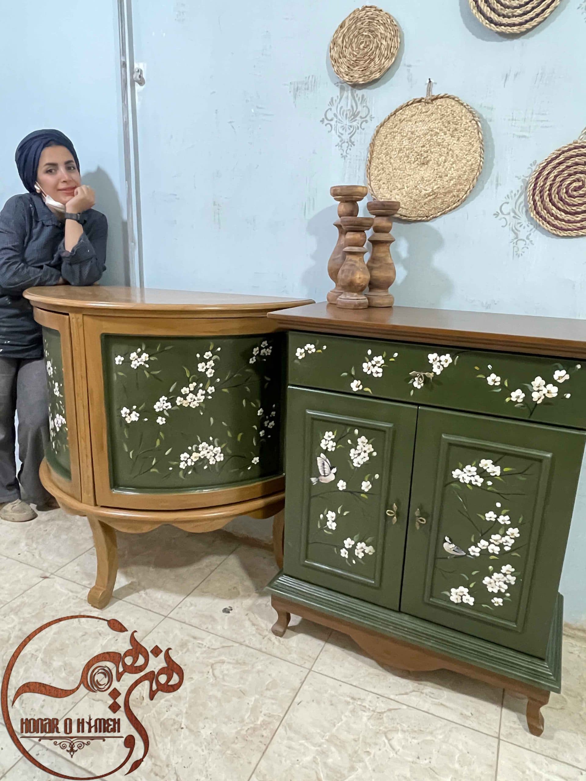ست جاکفشی کاملیا و کنسول مهتاب