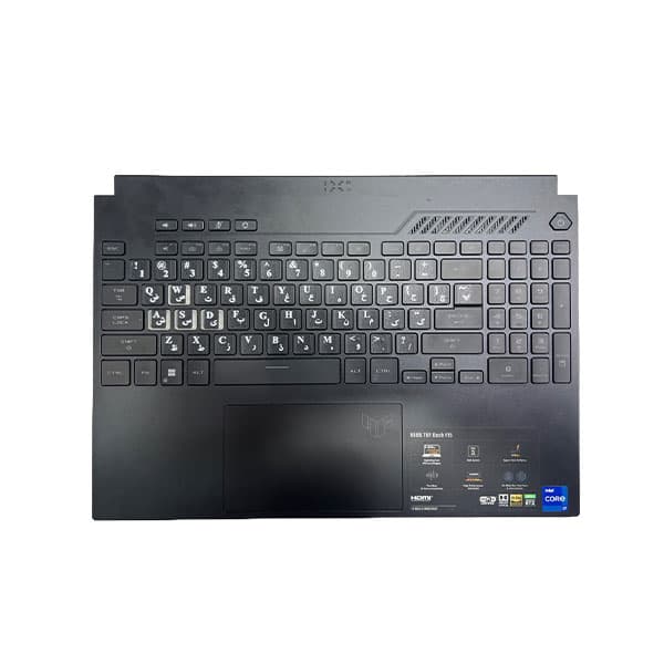 قاب C به همراه کیبورد و تاچ پد لپ تاپ Asus TUF F15 FX507
