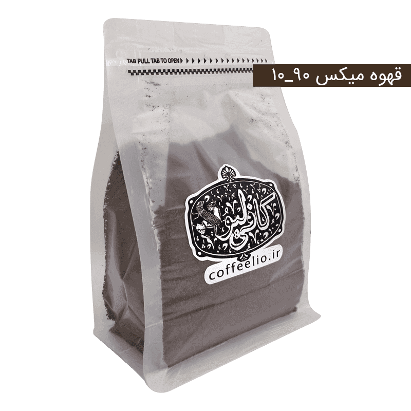 قهوه میکس 10/90 (10% عربیکا + 90% روبوستا)