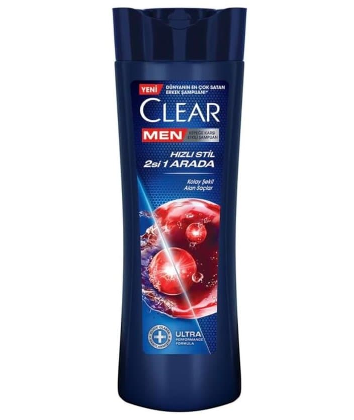 شامپو کلیر Clear مردانه مدل Hizli Stil حجم 350 میل