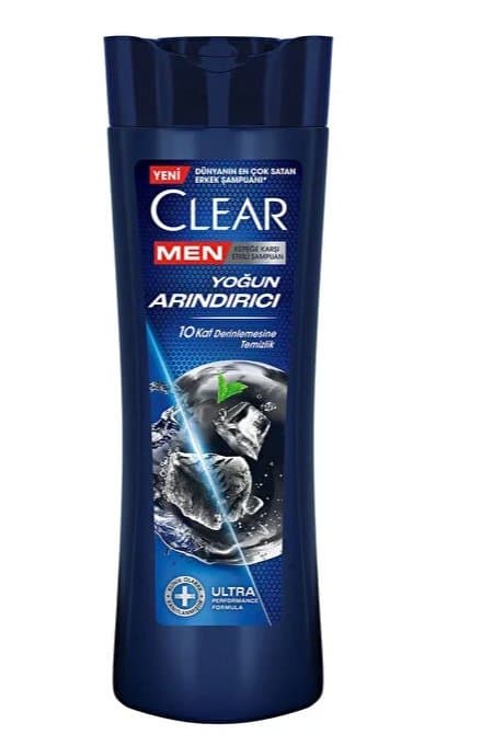 شامپو کلیر Clear مردانه مدل Yoğun Arındırıcı حجم 350 میل