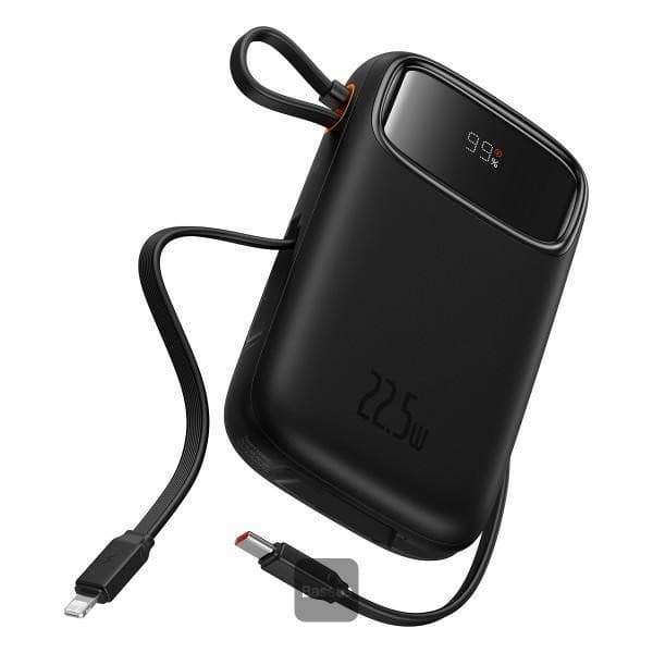 پاوربانک 22.5 وات بیسوس مدل 22.5W QPow2 Dual Cable ظرفیت 10000 میلی آمپر ساعت — تصویر ۷