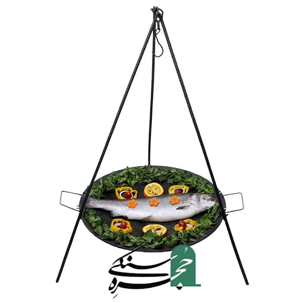 سه پایه آتش مخصوص ساج چدنی