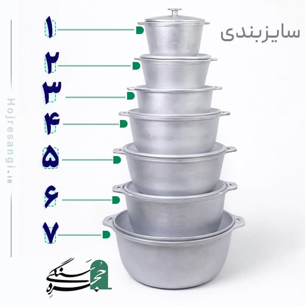 قابلمه چدن روسی اصل سایز 7 — تصویر ۸