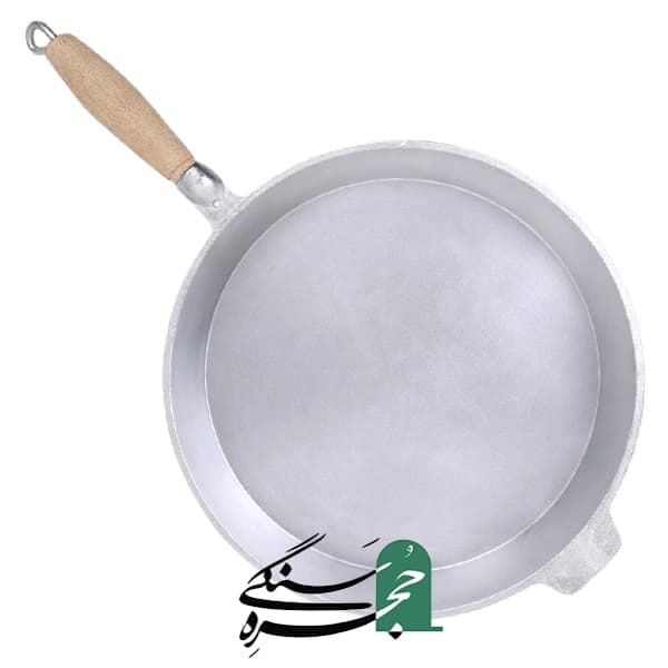 تابه روسی دسته چوبی 8 نفره قطر 30 سانت