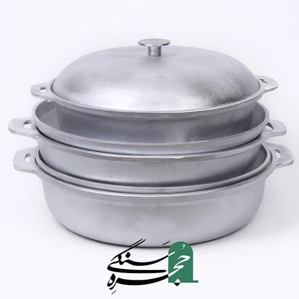 تابه روسی درب دار قطر 34 سانت — تصویر ۳