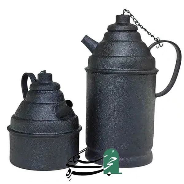 کتری قوری شامورتی 3 لیتری لعابی — تصویر ۲
