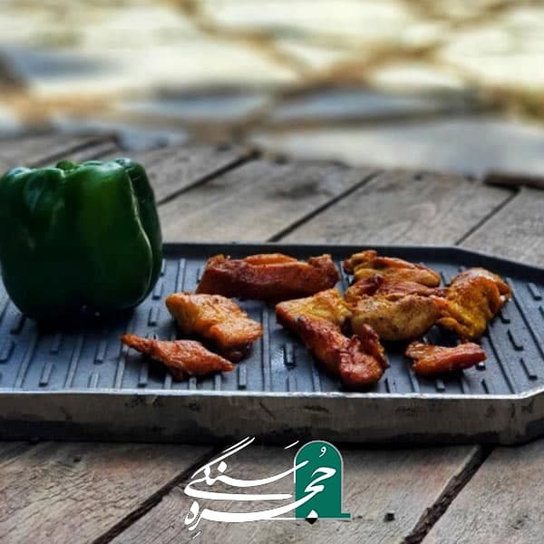 صفحه گریل استیک پز چدنی دو طرفه مدل 8 ضلعی — تصویر ۶