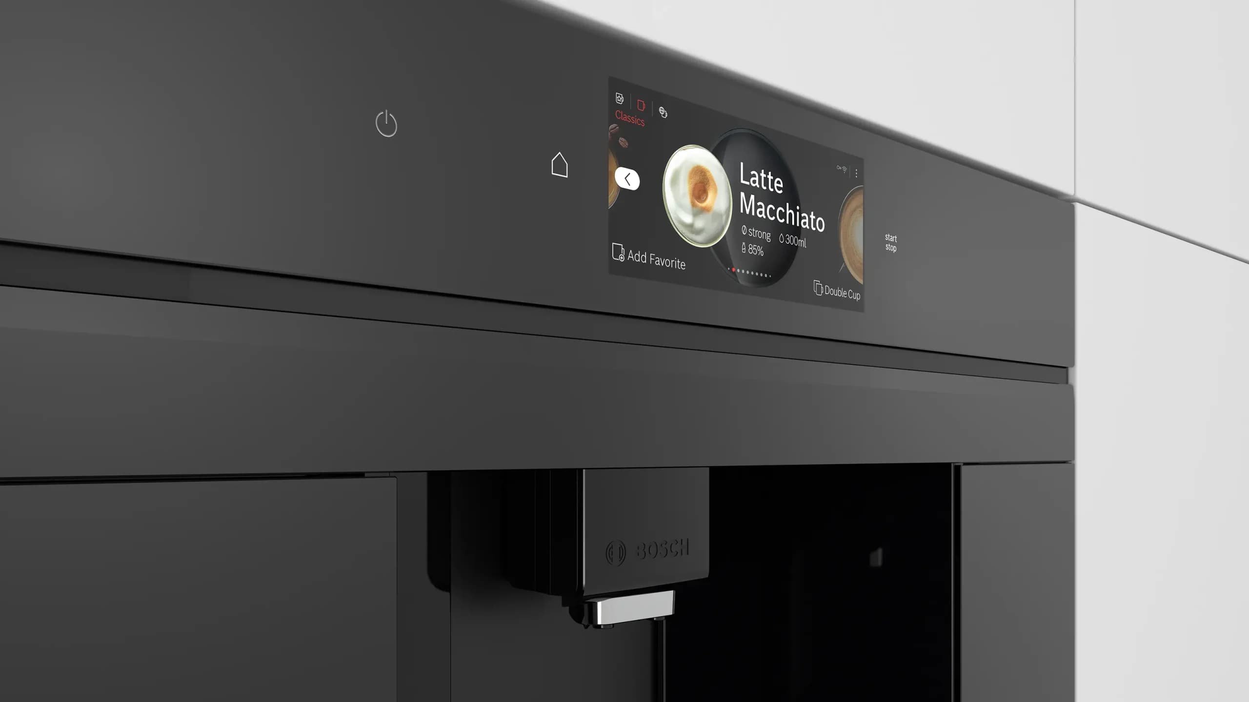 اسپرسوساز توکار بوش سری ۸ تمام مشکی | Bosch Serie 8 مدل: CTL7181B0 — تصویر ۴