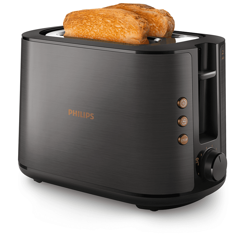 توستر فیلیپس مدل HD2650/31 مشکی مسی | Philips 5000 Series Black & Copper — تصویر ۴