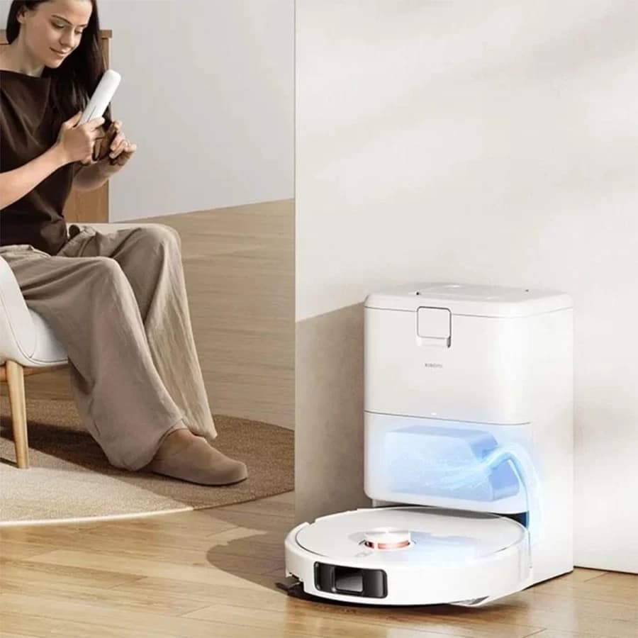 جارو رباتیک شیائومی Xiaomi Robot Vacuum H50 | مکش 10000 پاسکال و ایستگاه خودکار — تصویر ۳