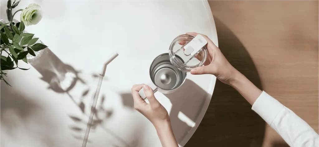 تراول ماگ یک لیتری میجیا شیائومی Xiaomi — تصویر ۷